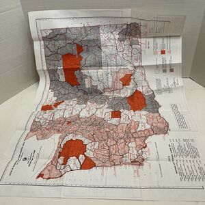 Washington Game Department 1975 Hunting Season Game Bag Limits Map Brochure VTG